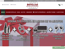 Tablet Screenshot of botellaspersonalizadas.com